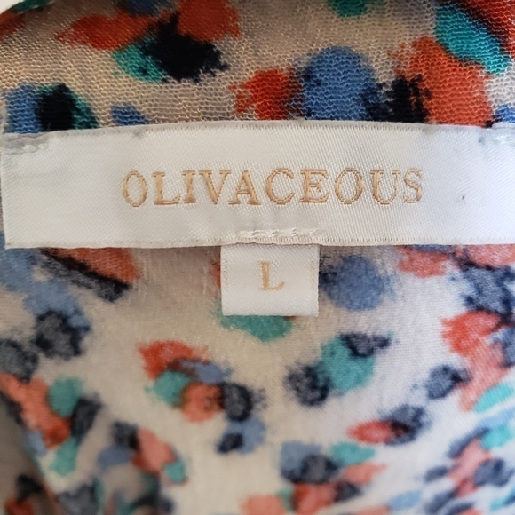 OLIVACEOUS Floral Button Front Romper - Picture 7 of 7